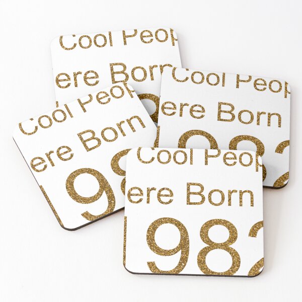 Item preview, ALL COOL PEOPLE WERE BORN IN 1982 SEQUIN designed and sold by TheIconSmith.