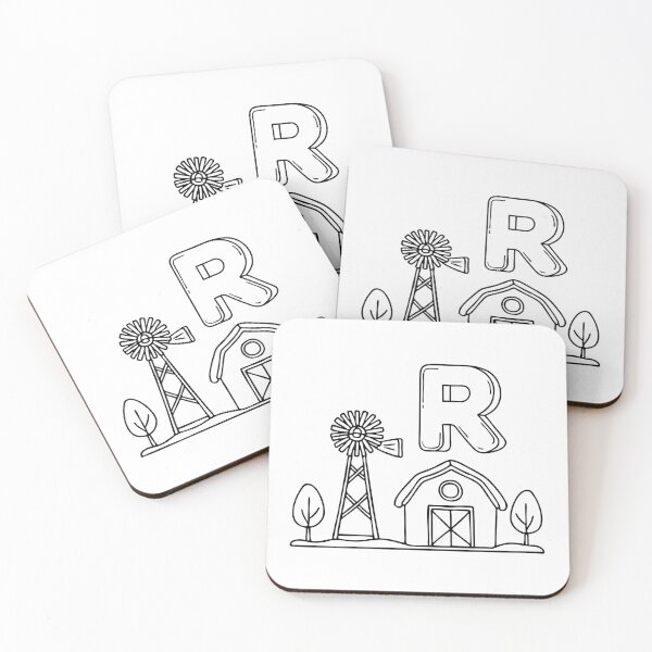 Item preview, An Illustration of the Letter R Standing for Ranch designed and sold by rasagamastore.