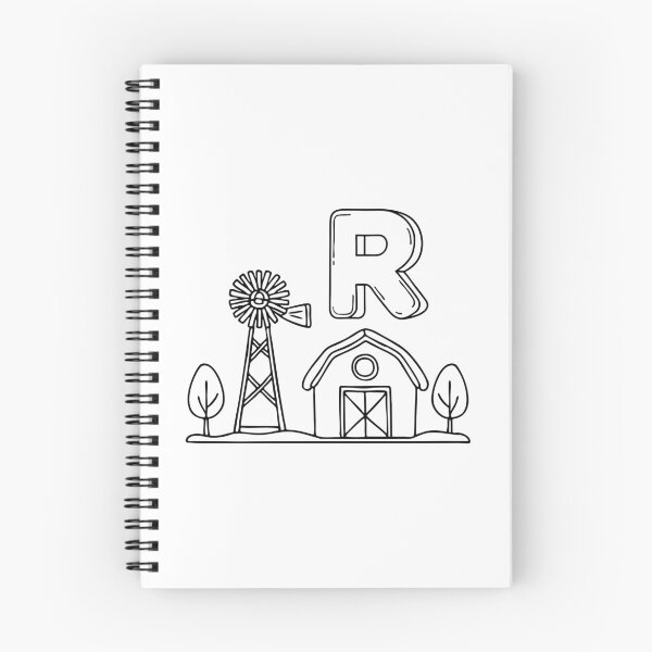 Item preview, An Illustration of the Letter R Standing for Ranch designed and sold by rasagamastore.