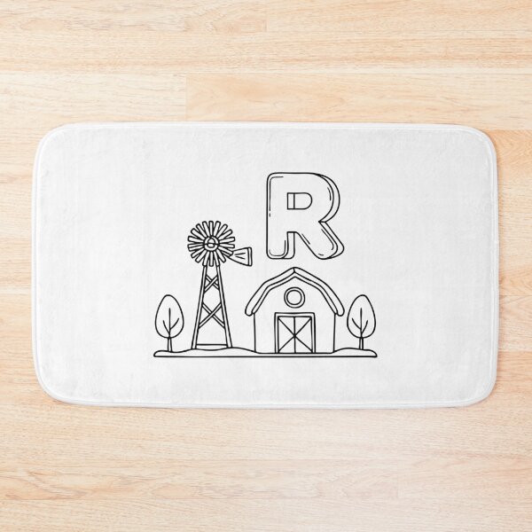 Item preview, An Illustration of the Letter R Standing for Ranch designed and sold by rasagamastore.