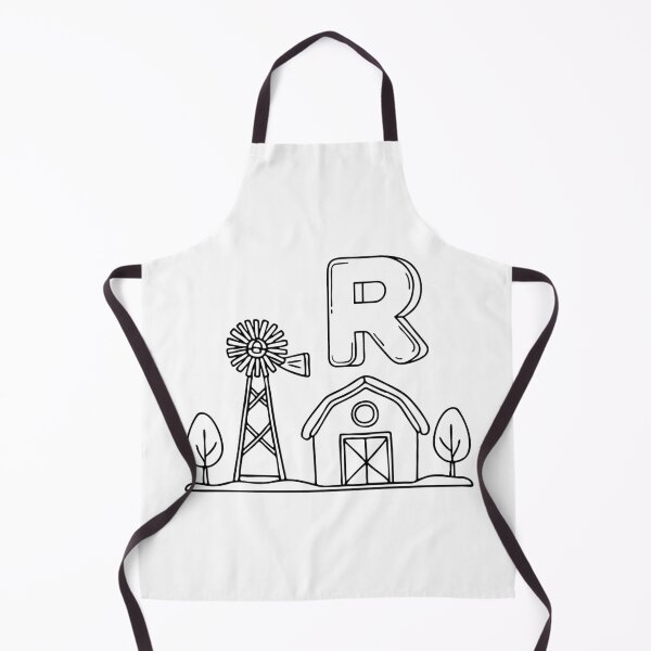 Item preview, An Illustration of the Letter R Standing for Ranch designed and sold by rasagamastore.