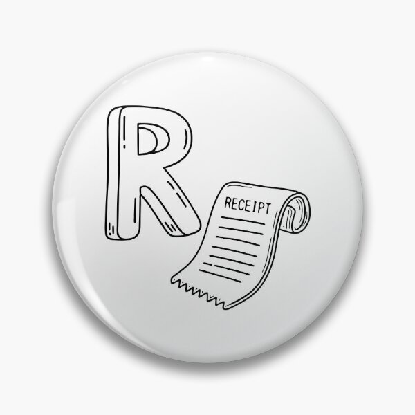 Item preview, An Illustration of letter R stand for Receipt designed and sold by rasagamastore.