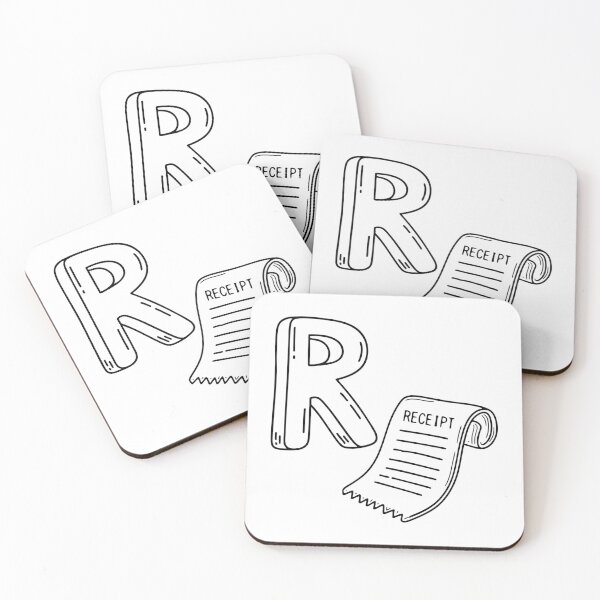 Item preview, An Illustration of letter R stand for Receipt designed and sold by rasagamastore.