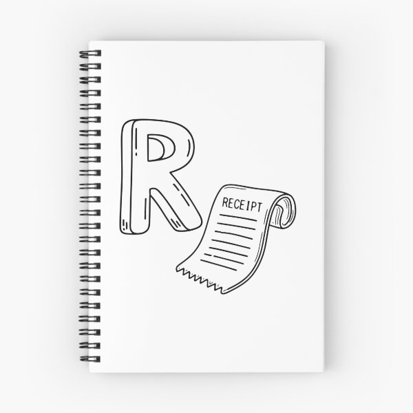 Item preview, An Illustration of letter R stand for Receipt designed and sold by rasagamastore.