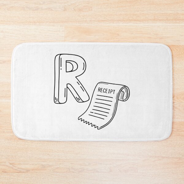 Item preview, An Illustration of letter R stand for Receipt designed and sold by rasagamastore.