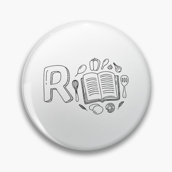 Item preview, An Illustration of letter R stand for Recipe designed and sold by rasagamastore.