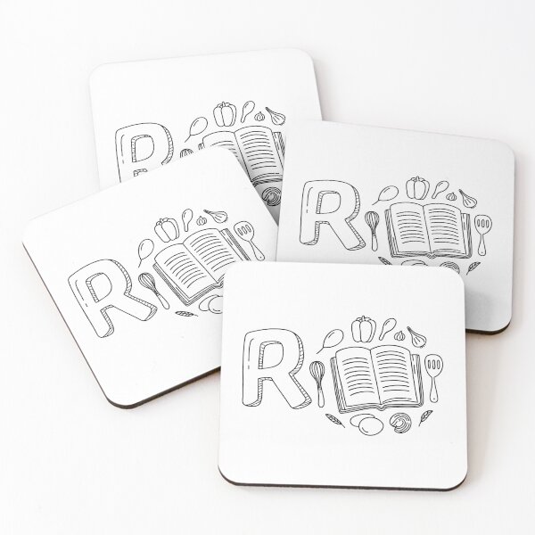 Item preview, An Illustration of letter R stand for Recipe designed and sold by rasagamastore.