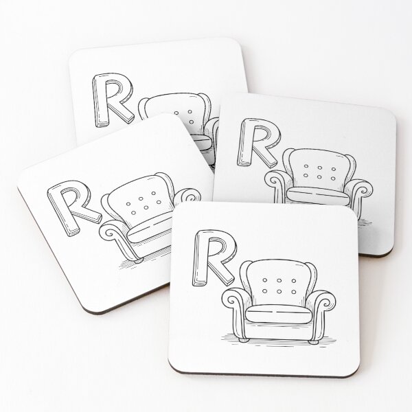 Aperçu de l'œuvre Une illustration de la lettre R pour fauteuil inclinable créée et vendue par rasagamastore.