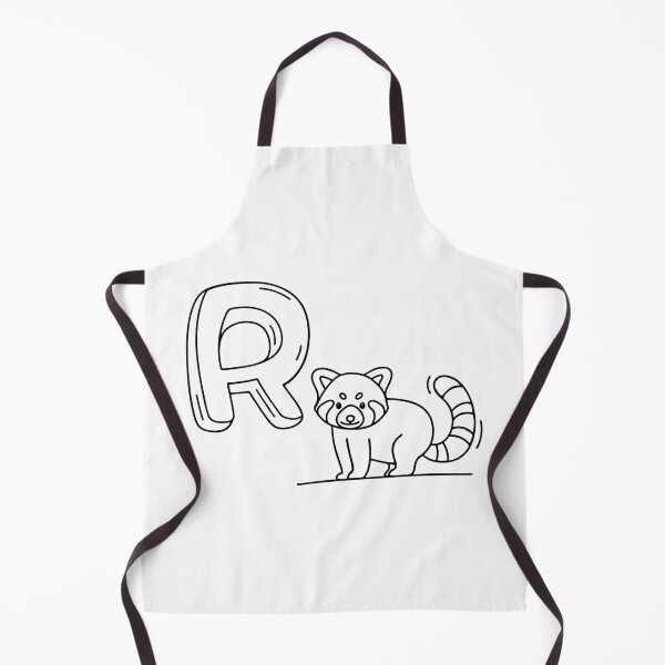 Item preview, An Illustration of letter R stand for Red panda designed and sold by rasagamastore.