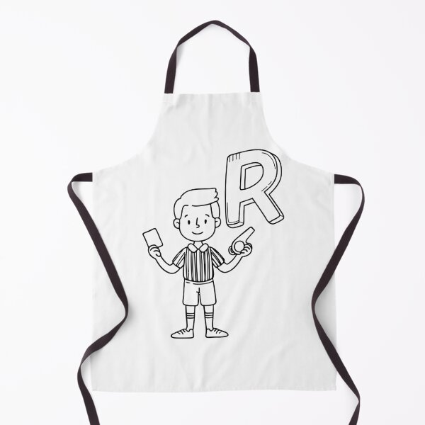 Item preview, An Illustration of letter R stand for Referee designed and sold by rasagamastore.