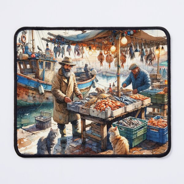 Item preview, Fish Market designed and sold by M-Y-A-R-T-.