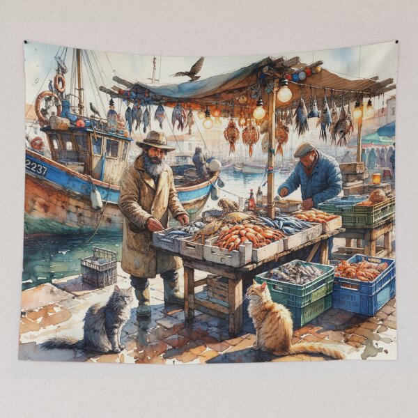 Item preview, Fish Market designed and sold by M-Y-A-R-T-.