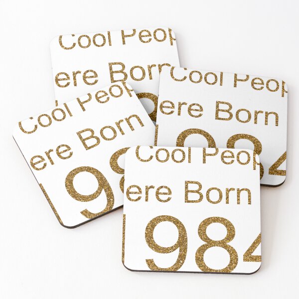 Item preview, ALL COOL PEOPLE WERE BORN IN 1984 SEQUIN designed and sold by TheIconSmith.