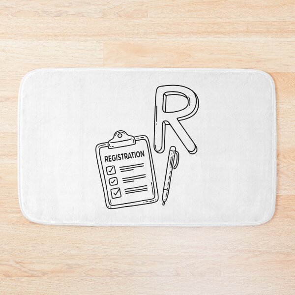 Item preview, An Illustration of letter R stand for Registration designed and sold by rasagamastore.