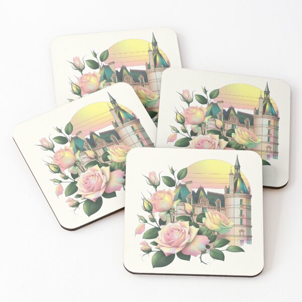 Item preview, Minimalist French Castle - Modern Chateaucore Aesthetic Wall Art designed and sold by Sugar Wisdom .