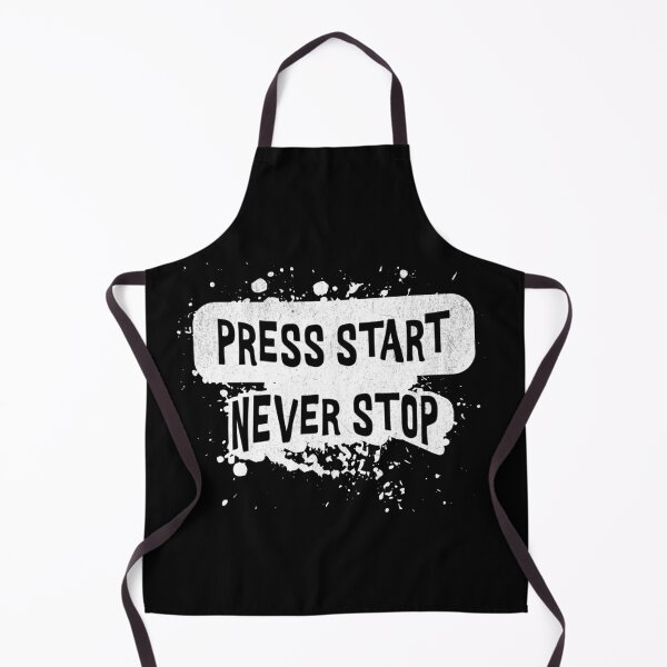 Item preview, Press Start Never Stop Gaming Design designed and sold by Charcoalart.