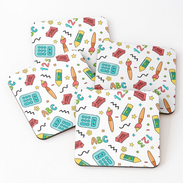 Item preview, Colorful School Supplies and ABC Pattern Notebooks designed and sold by FestivityFinds.