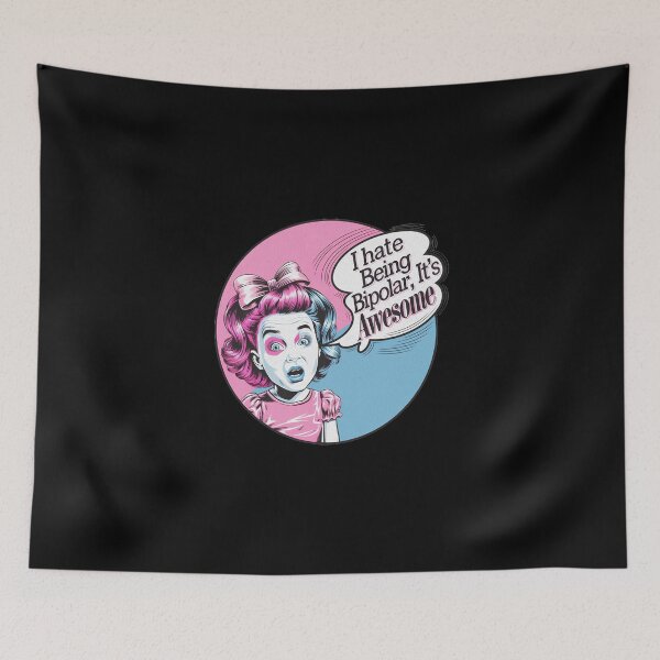 Item preview, BIPOLAR HUMOUR - I HATE BEING BIPOLAR ITS AWESOME designed and sold by SentientGallery.