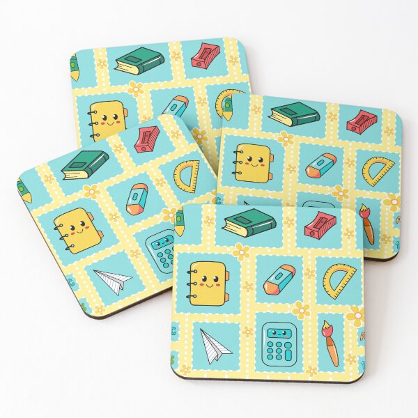 Item preview, Playful School Supplies and ABC Pattern Drawstring Bags designed and sold by FestivityFinds.