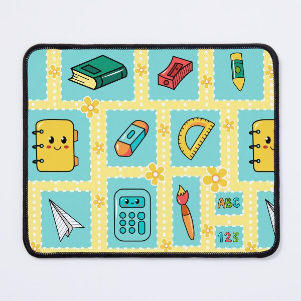 Item preview, Playful School Supplies and ABC Pattern Drawstring Bags designed and sold by FestivityFinds.