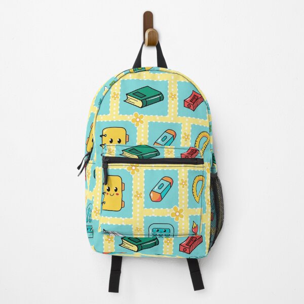 Item preview, Playful School Supplies and ABC Pattern Drawstring Bags designed and sold by FestivityFinds.