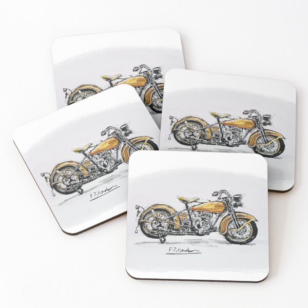 Item preview, Old yellow Harley designed and sold by Francohanekom.