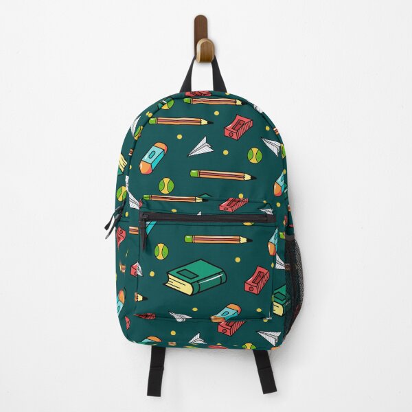 Item preview, Colorful School Supplies Pattern Drawstring Bags designed and sold by FestivityFinds.