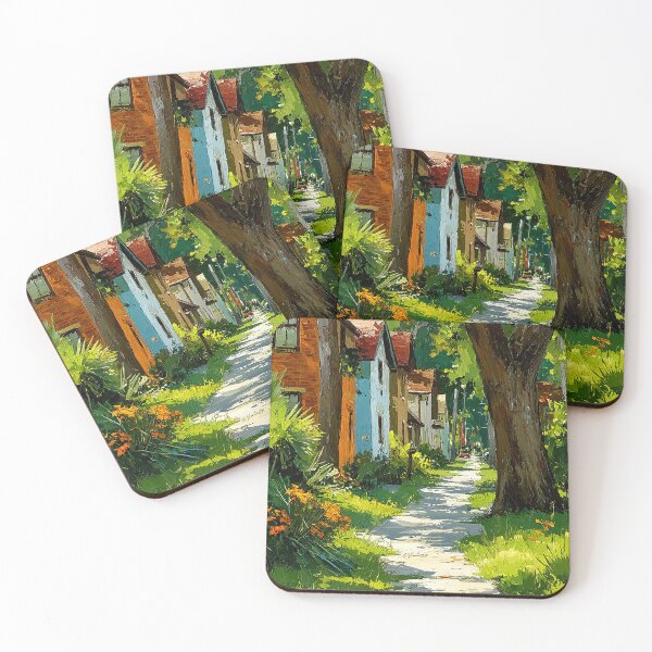 Item preview, The Whisper of Maple Lane in the American suburbs designed and sold by Proyava.Art.