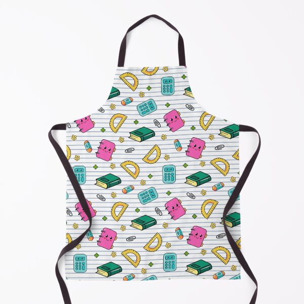 Item preview, Cute School Supplies Pattern with Books & Calculators Notebooks designed and sold by FestivityFinds.