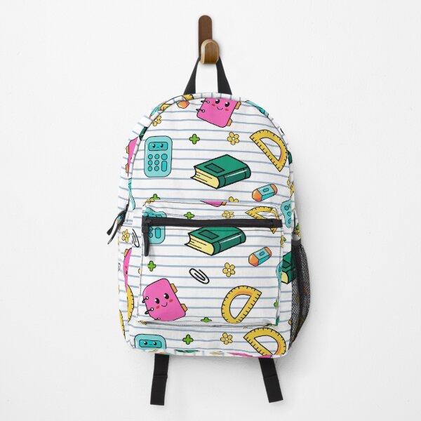 Item preview, Cute School Supplies Pattern with Books & Calculators Notebooks designed and sold by FestivityFinds.