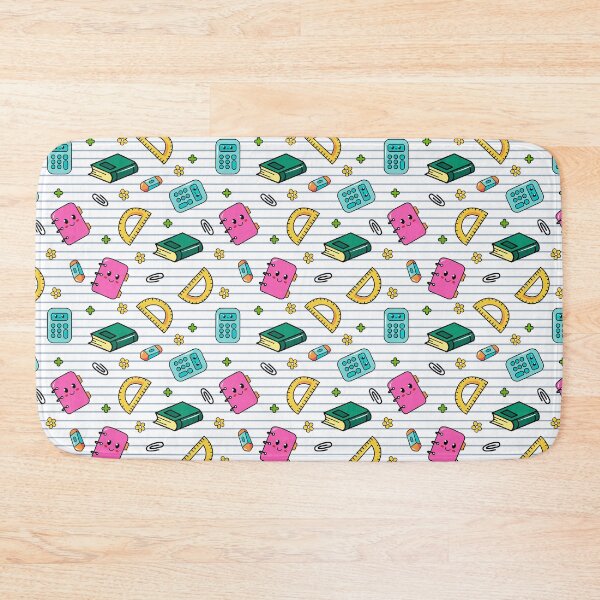 Item preview, Cute School Supplies Pattern with Books & Calculators Notebooks designed and sold by FestivityFinds.
