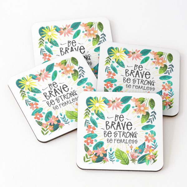 Item preview, Be Brave Be Strong Be Fearless designed and sold by MarigoldandLily.