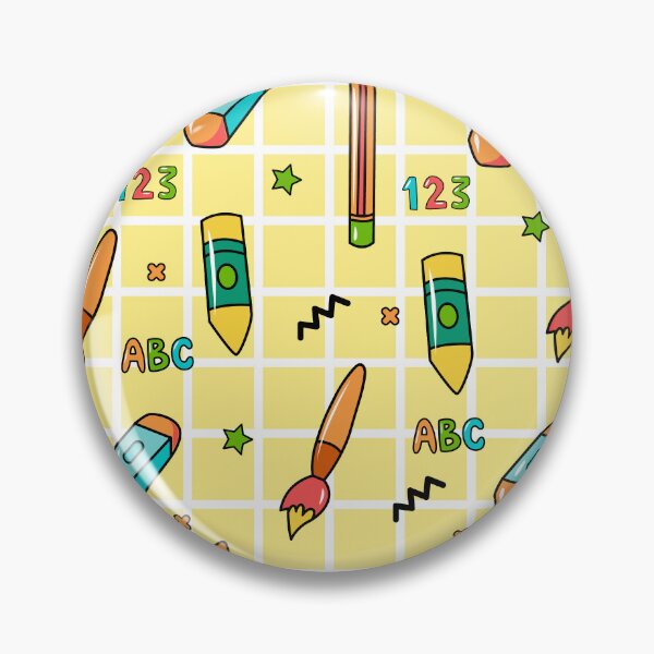 Item preview, Playful School Supplies Pattern with Pencils and Crayons Drawstring Bags designed and sold by FestivityFinds.