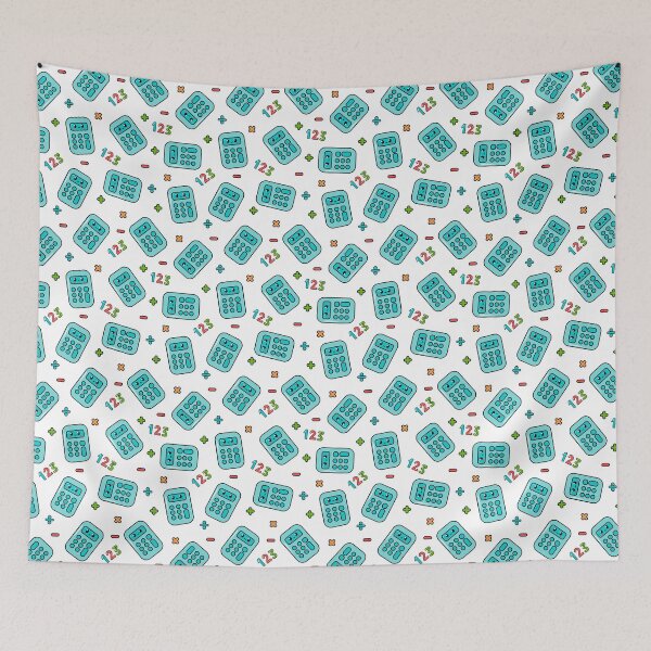 Item preview, Playful Math Calculators and Numbers Pattern Notebooks designed and sold by FestivityFinds.