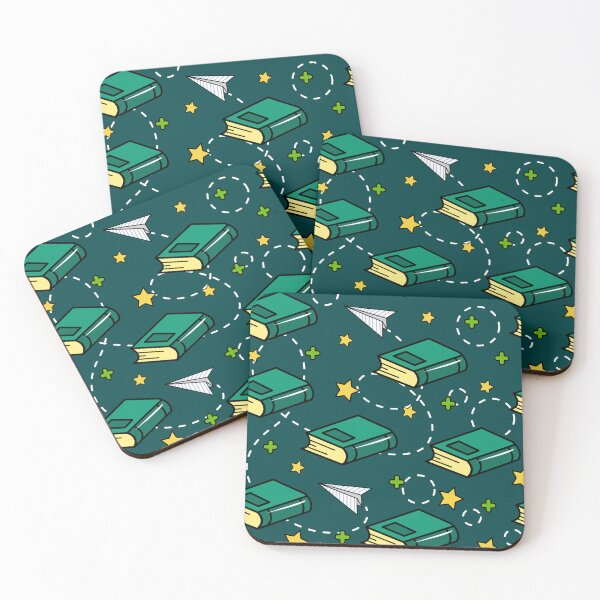 Item preview, Books and Paper Airplanes School Pattern Drawstring Bags designed and sold by FestivityFinds.