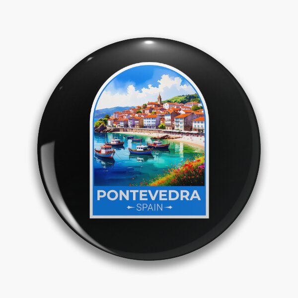 Item preview, Pontevedra Spain Sticker designed and sold by TulipaGraphics.