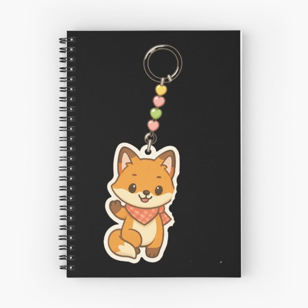 Item preview, Kawaii keychain Cute fox designed and sold by DamioPolArt.