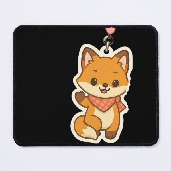 Item preview, Kawaii keychain Cute fox designed and sold by DamioPolArt.