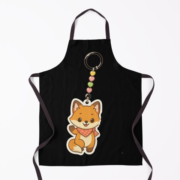 Item preview, Kawaii keychain Cute fox designed and sold by DamioPolArt.