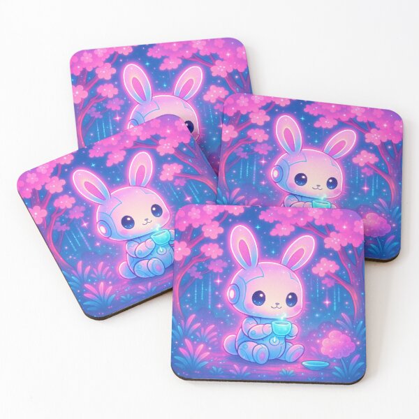 Item preview, Neon Sakura Tea Time designed and sold by AIUnfiltered.