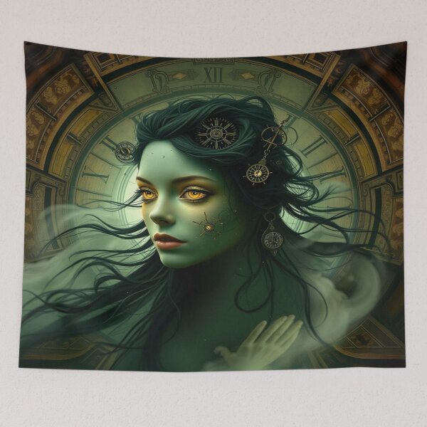 Artikelvorschau, Timeless Whispers – Steampunk Soul in a Dreamlike Mist entworfen und verkauft von FotoworldEdel.