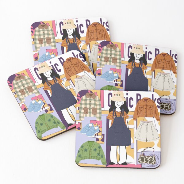 Item preview, Cozy Cottagecore Wardrobe Illustration – Retro Fashion Outfit Aesthetic designed and sold by lunacustomsph.