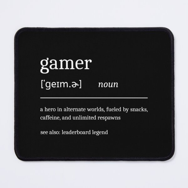 Item preview, Gamer Definition Funny Sarcastic Gaming Dictionary designed and sold by StrideSuccess.