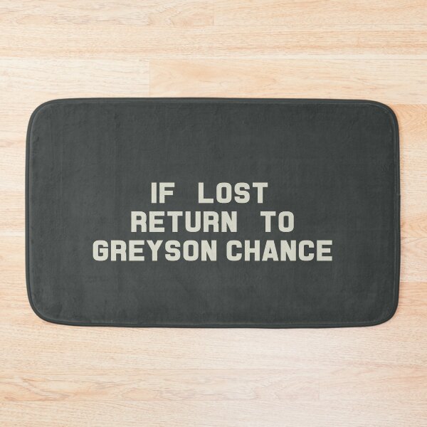 Item preview, If Lost Return to Greyson Chance Tee designed and sold by 2000sbabyangel.