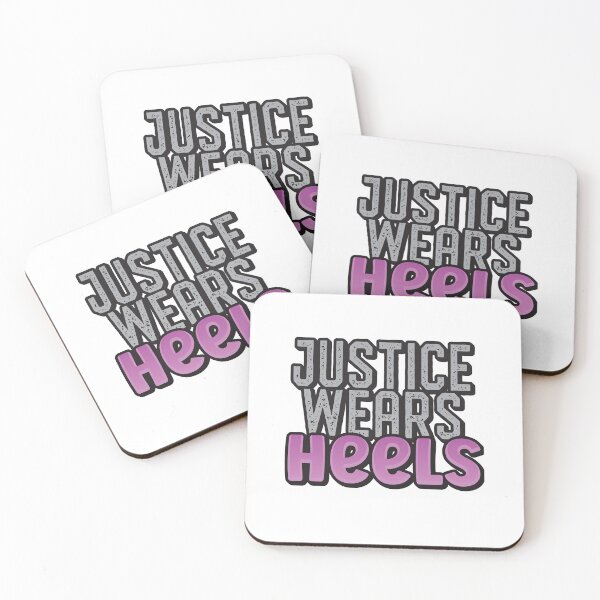 Item preview, justice wears heels lawyer design designed and sold by jazzydevil.