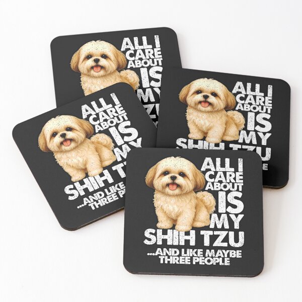 Item preview, ALL I CARE ABOUT IS MY SHIH TZU | Pets and Dogs lovers for Men and Women t-shirt designed and sold by panchiTWO.