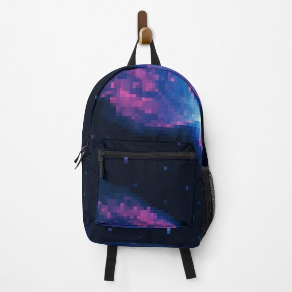 Item preview, Pixel Butterfly Nebula – Realistic Cosmic Wings in Blue & Pink designed and sold by retro_pixel.