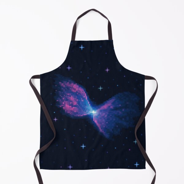 Item preview, Pixel Butterfly Nebula – Realistic Cosmic Wings in Blue & Pink designed and sold by retro_pixel.