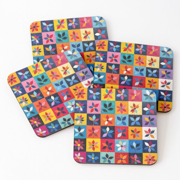 Item preview, retro checkered multicolored pattern designed and sold by Wiss2Arts.
