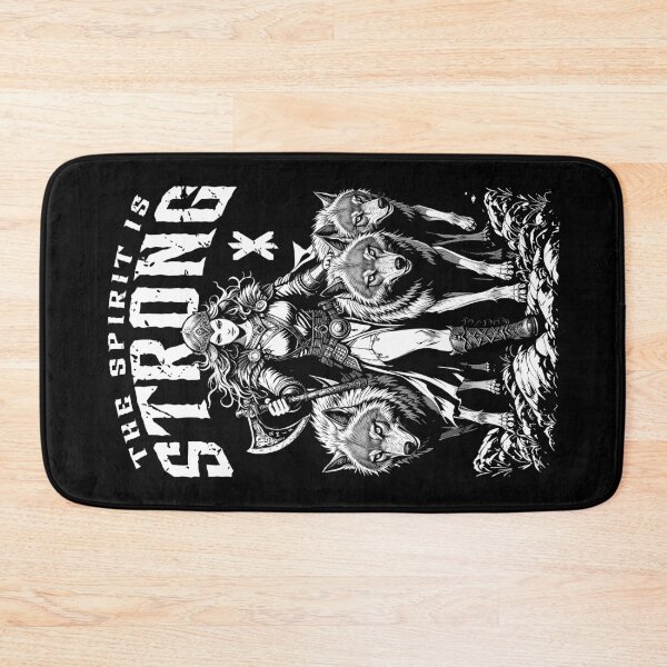 Item preview, Viking Woman Shield Maiden Strong Norse Spirit Wolf Pack designed and sold by GrandeDuc.